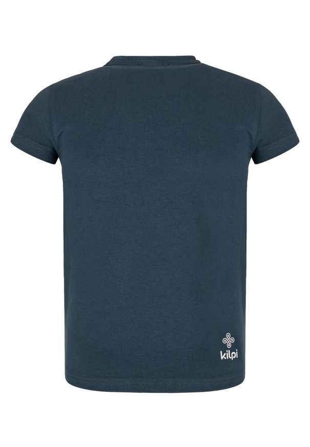 Dziewczęcy bawełniany t-shirt Kilpi ALBION-JG. Kolor: niebieski. Materiał: bawełna. Sport: turystyka piesza