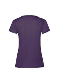 FRUIT OF THE LOOM - Koszulka Damska Valueweight. Kolor: fioletowy