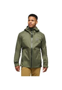 Kurtka wodoodporna Black Diamond Fineline Stretch. Kolor: wielokolorowy, czarny, zielony. Sezon: zima. Sport: narciarstwo #1