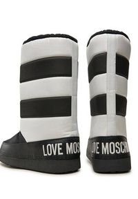 Love Moschino - LOVE MOSCHINO Śniegowce JA24302G0LISG00A Czarny. Kolor: czarny. Materiał: materiał #7
