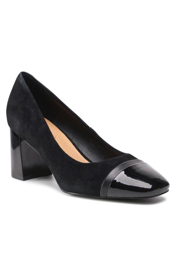 Półbuty Lasocki WYL2744-8Z Black. Kolor: czarny. Materiał: zamsz, skóra