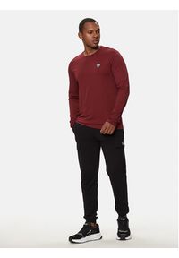 EA7 Emporio Armani Longsleeve 8NPT17 PJRGZ 1496 Czerwony Regular Fit. Kolor: czerwony. Materiał: syntetyk, wiskoza. Długość rękawa: długi rękaw