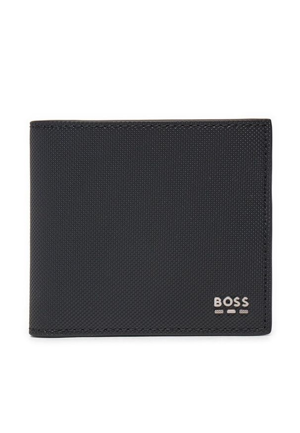 BOSS Mały Portfel Męski Jinko 50536078 Czarny. Kolor: czarny. Materiał: skóra