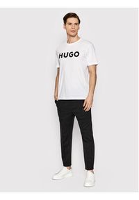 Hugo T-Shirt Dulivio 50467556 Biały Regular Fit. Kolor: biały. Materiał: bawełna #5
