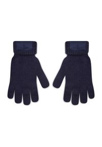 Trussardi Jeans - Rękawiczki Damskie Trussardi. Kolor: niebieski