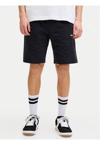 Jack & Jones Szorty sportowe Karl Norrebro 12292565 Czarny Regular Fit. Kolor: czarny. Materiał: bawełna. Styl: sportowy #1