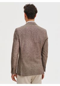 Pako Lorente - PAKO LORENTE - Marynarka męska z lnem w prążek. Materiał: len. Wzór: prążki. Sezon: wiosna #4