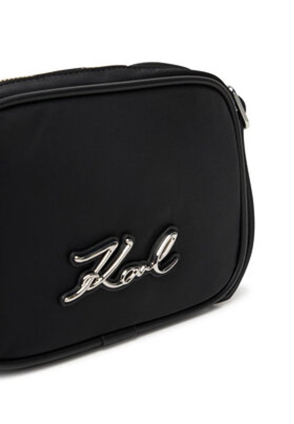 Karl Lagerfeld - KARL LAGERFELD Torebka A3W32092 Czarny. Kolor: czarny. Materiał: skórzane