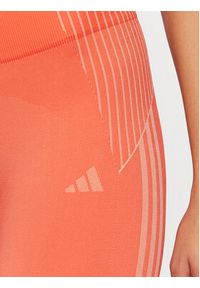 Adidas - adidas Legginsy Seamless Branded IA1942 Czerwony Tight Fit. Kolor: czerwony. Materiał: syntetyk #5