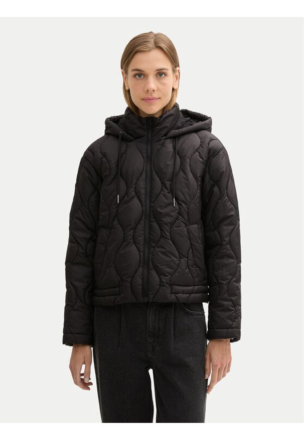 Tom Tailor Denim Kurtka przejściowa 1042101 Czarny Regular Fit. Kolor: czarny. Materiał: syntetyk