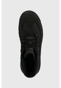 Timberland buty Greyfield F/L Hiker damskie kolor czarny na płaskim obcasie TB0A5ZD40011. Nosek buta: okrągły. Zapięcie: sznurówki. Kolor: czarny. Materiał: włókno. Obcas: na obcasie. Styl: klasyczny. Wysokość obcasa: niski #3