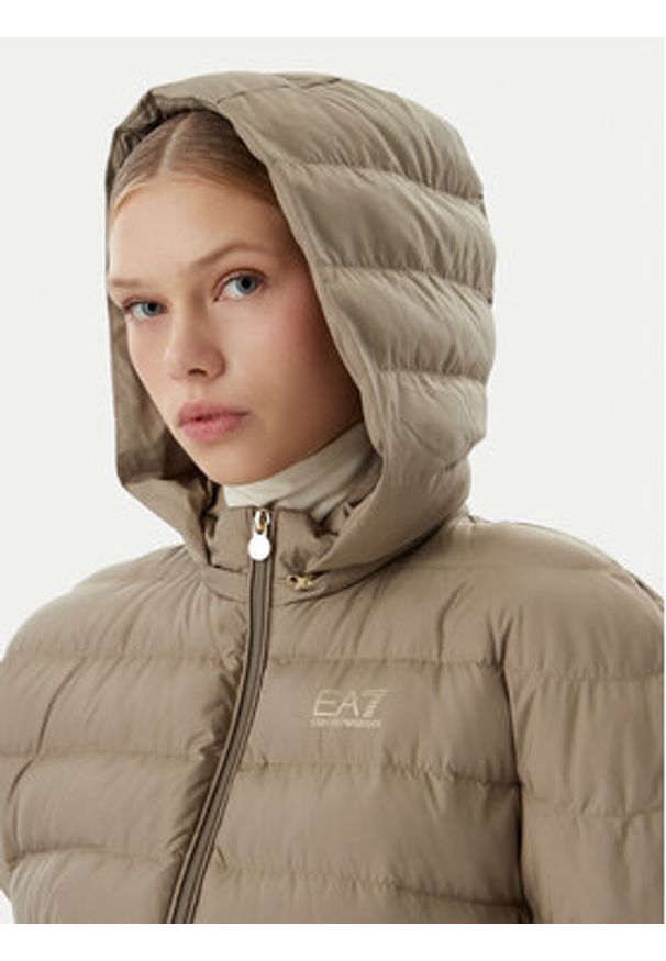 EA7 Emporio Armani Bezrękawnik 7W000477 AF12476 U6167 Beżowy Regular Fit. Kolor: beżowy. Materiał: syntetyk. Długość rękawa: bez rękawów
