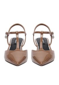 Nine West Czółenka CEO-CD25-123-1 Brązowy. Kolor: brązowy. Materiał: materiał #7