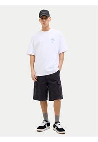 Jack & Jones - Jack&Jones Szorty materiałowe Karl 12269374 Czarny Loose Fit. Kolor: czarny. Materiał: bawełna