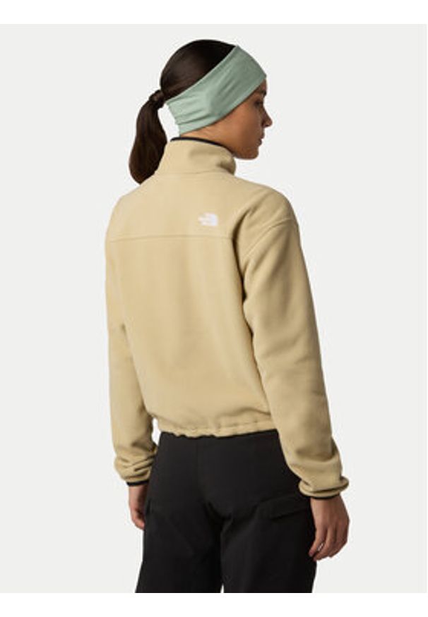 The North Face Polar Glacier NF0A8D2C Beżowy Regular Fit. Kolor: beżowy. Materiał: syntetyk