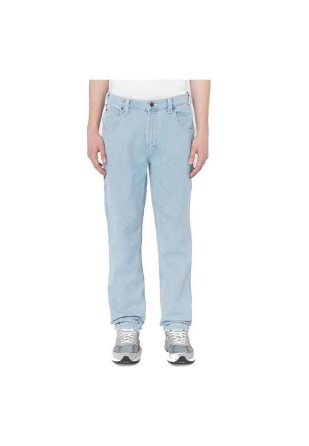 Spodnie Pantaloni Dickies Garyville vintage blue. Kolor: niebieski. Sport: skateboard
