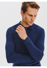 Pako Lorente - PAKO LORENTE - Wełniany sweter polo. Okazja: na co dzień. Typ kołnierza: polo. Materiał: wełna. Sezon: jesień. Styl: casual #6