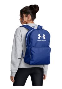 Plecak miejski uniseks Under Armour UA Loudon Backpack - niebieski. Kolor: niebieski. Materiał: poliester. Wzór: napisy