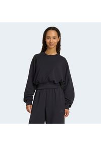 Adidas - Bluza ADIDAS ALL SZN szeroka. Kolor: czarny. Materiał: bawełna, włókno. Długość rękawa: raglanowy rękaw #1