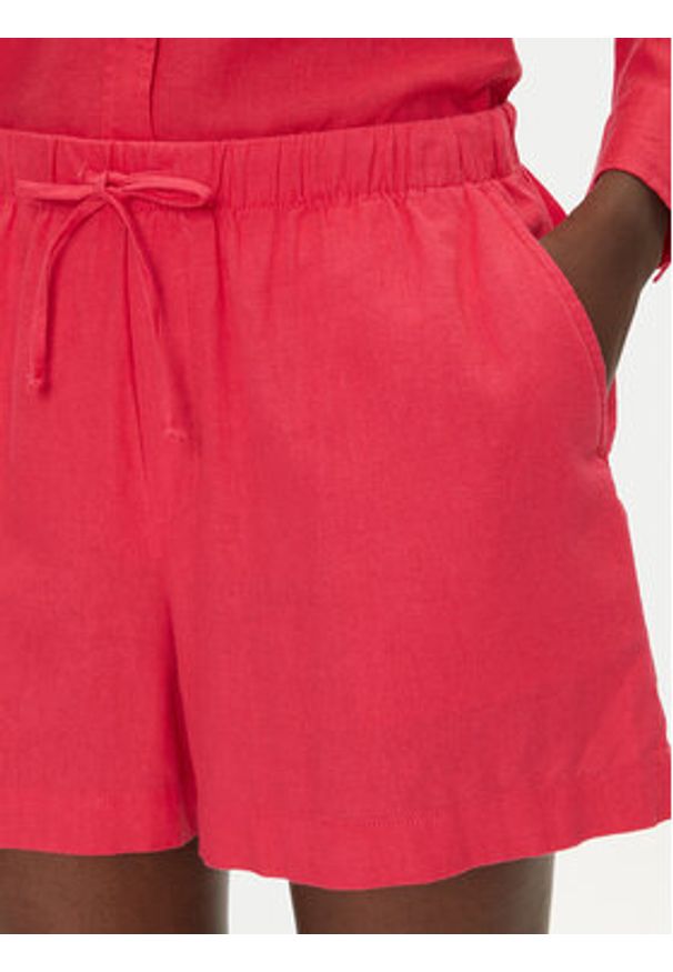 GAP - Gap Szorty materiałowe 713386-02 Różowy Regular Fit. Kolor: różowy. Materiał: wiskoza, len