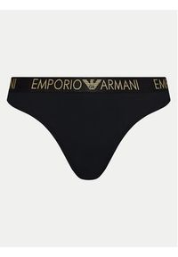 Emporio Armani Underwear Komplet 2 par stringów 163333 4F235 00020 Czarny. Kolor: czarny. Materiał: syntetyk