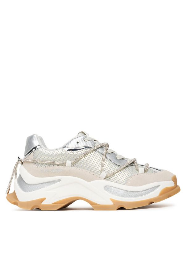 Sneakersy Steve Madden. Kolor: srebrny
