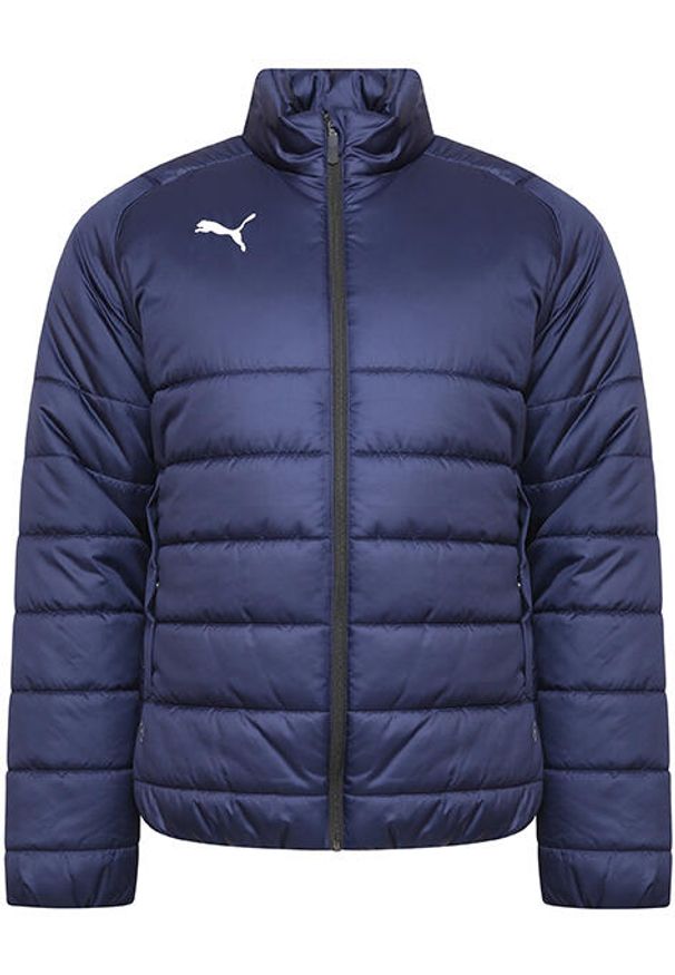 Ciepła kurtka zimowa dla dzieci Puma Liga Casual 128 - komfort i styl. Kolor: wielokolorowy, fioletowy. Sezon: zima