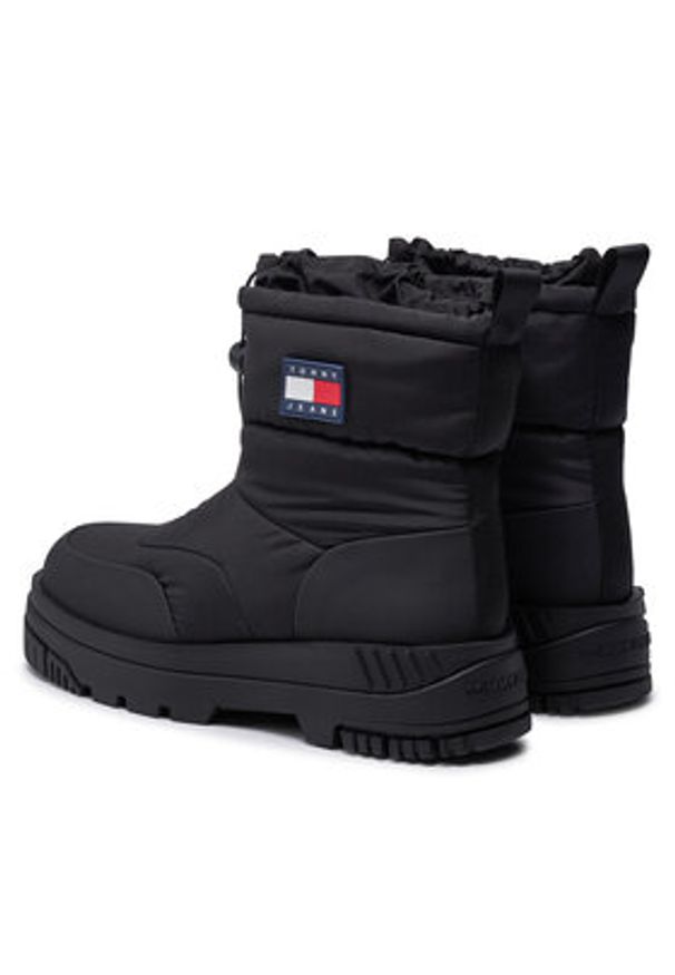Tommy Jeans Śniegowce EM0EM01449 Czarny. Kolor: czarny. Materiał: materiał