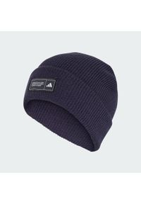 Adidas - Czapka typu beanie Essentials Cuffed. Kolor: biały, wielokolorowy, niebieski, czarny. Materiał: dzianina