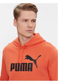 Puma Bluza Ess 586687 Pomarańczowy Regular Fit. Kolor: pomarańczowy. Materiał: bawełna