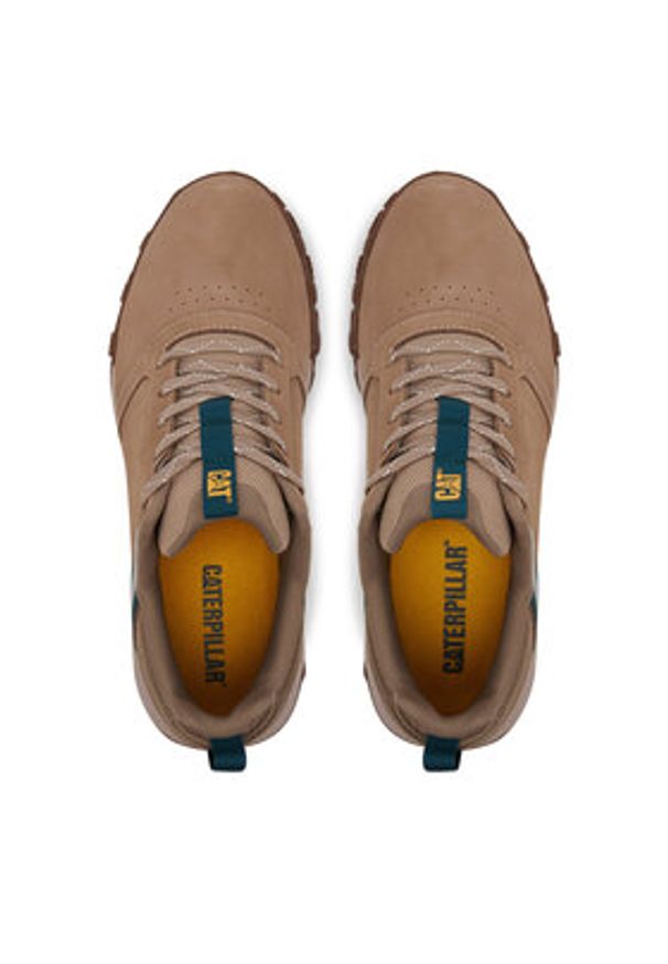 CATerpillar Sneakersy Hex Ready Lo P726013 Brązowy. Kolor: brązowy. Materiał: skóra, nubuk