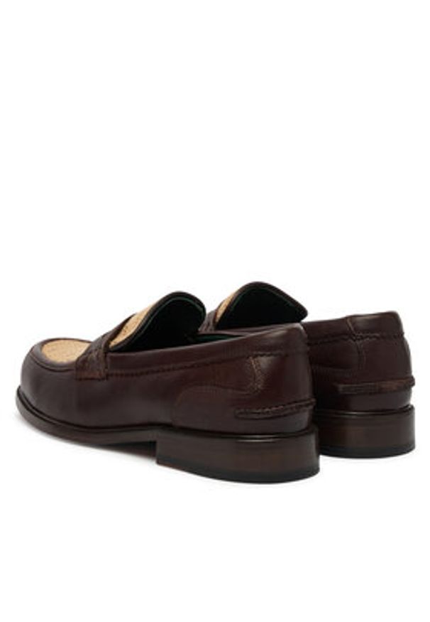 Clarks Półbuty CraftJames Lo 26186423 Brązowy. Kolor: brązowy. Materiał: skóra
