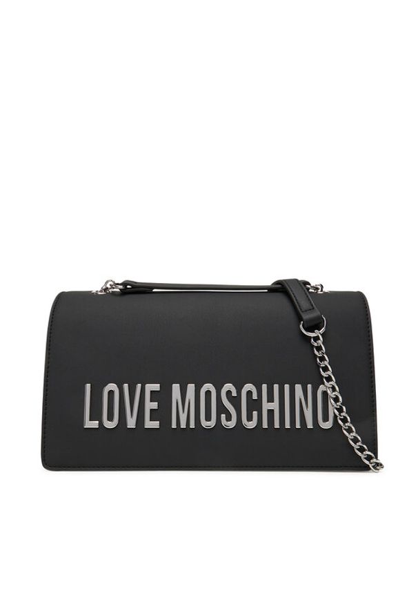 Love Moschino - LOVE MOSCHINO Torebka JC4192PP1NKD000B Czarny. Kolor: czarny. Materiał: skórzane