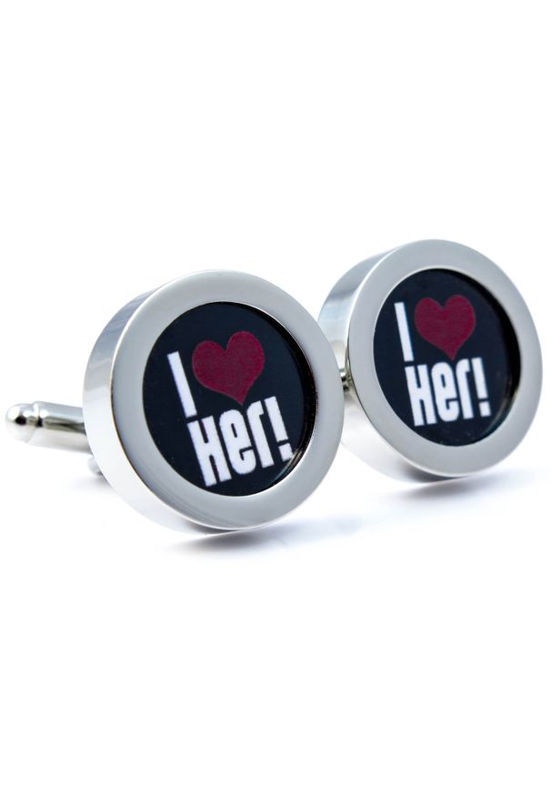 Modini - Spinki do mankietów - I love her U204