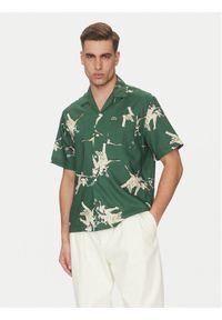 Lacoste Koszula CH0113 Zielony Relaxed Fit. Kolor: zielony. Materiał: bawełna
