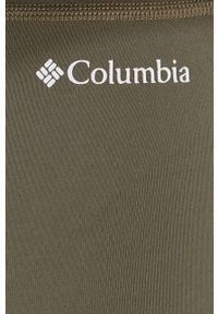 columbia - Columbia Legginsy damskie kolor beżowy z nadrukiem. Kolor: zielony. Materiał: skóra, dzianina. Wzór: nadruk #3
