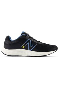 Buty męskie New Balance M520RB8 – czarne. Kolor: czarny. Materiał: guma, syntetyk, materiał. Szerokość cholewki: normalna. Sport: fitness