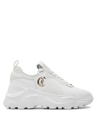 Just Cavalli Sneakersy 76RA3SL2 Biały. Kolor: biały
