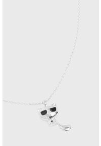 Karl Lagerfeld naszyjnik srebrny 220W3914. Materiał: srebrne. Kolor: srebrny #2