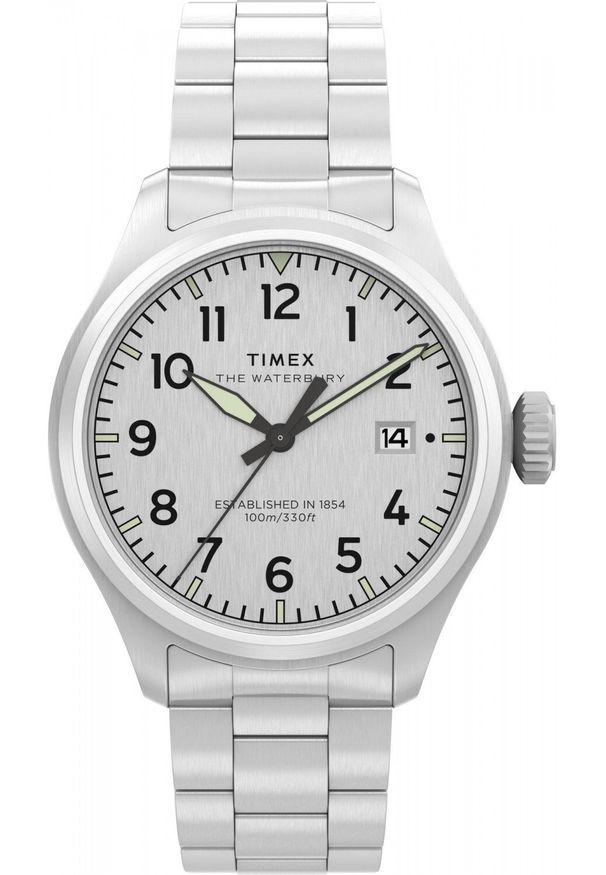 Zegarek męski Timex TW2Y18800 srebrny. Kolor: srebrny