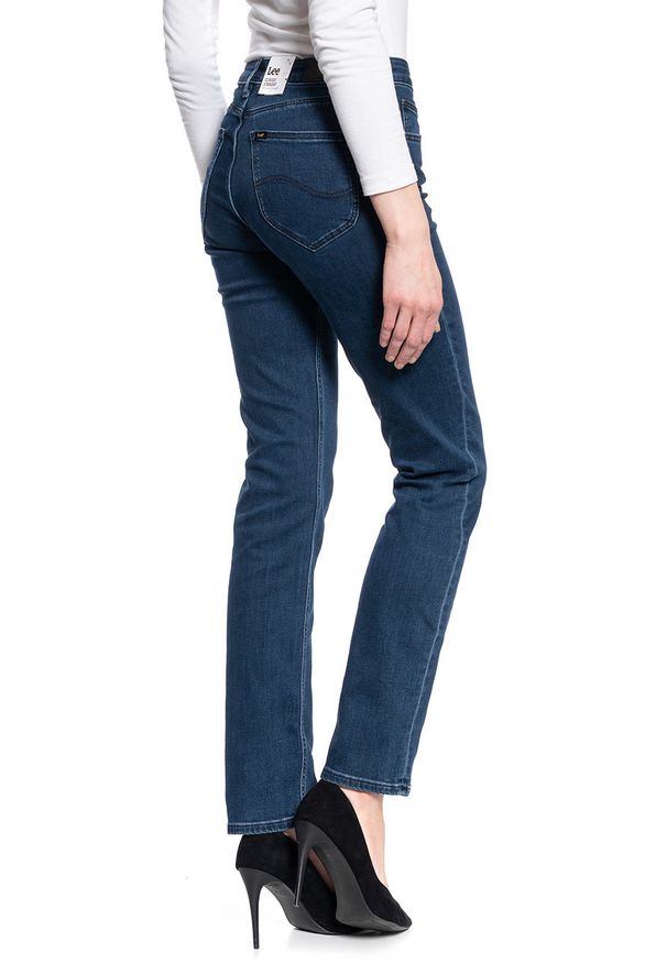 Lee - DAMSKIE SPODNIE JEANSOWE LEE Marion Straight DARK JONI L301PHWV 112105873