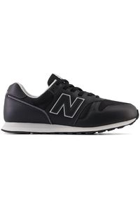Buty męskie New Balance ML373PK2 – czarne. Okazja: na co dzień. Kolor: czarny. Materiał: guma, materiał, syntetyk. Szerokość cholewki: normalna. Model: New Balance 373