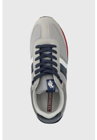 U.S. Polo Assn. buty kolor szary. Nosek buta: okrągły. Zapięcie: sznurówki. Kolor: szary. Materiał: guma #4
