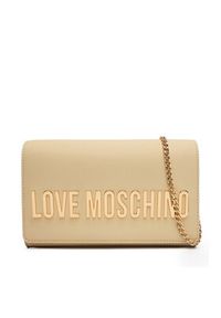Love Moschino - LOVE MOSCHINO Torebka JC4103PP1OKD0129 Beżowy. Kolor: beżowy. Materiał: skórzane #5