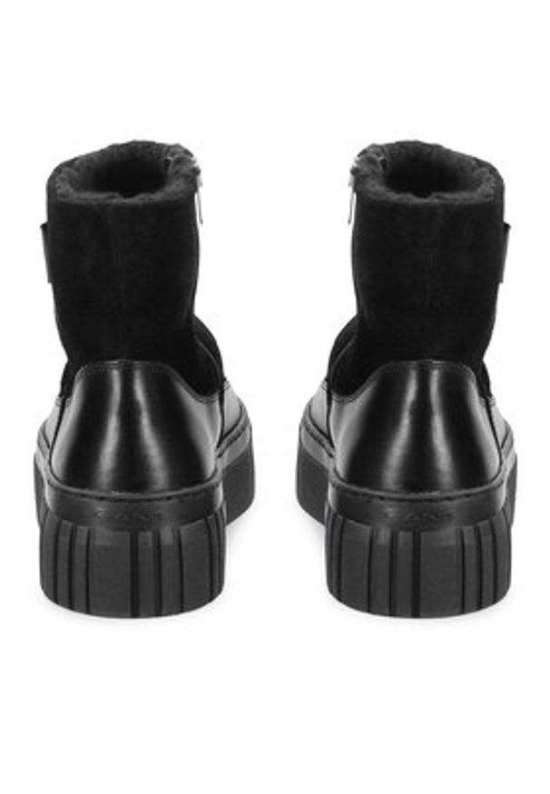 GANT - Gant Botki 31543097 Czarny. Kolor: czarny. Materiał: skóra, zamsz