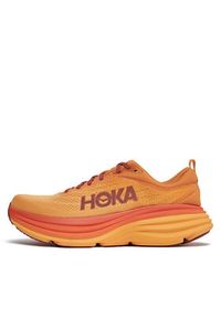 HOKA - Hoka Buty do biegania Bondi 8 1123202 Pomarańczowy. Kolor: pomarańczowy. Materiał: materiał