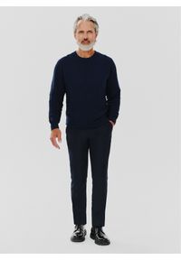 Pako Lorente - PAKO LORENTE – Męski sweter w kolorze granatowym. Kolor: czerwony, niebieski. Materiał: bawełna. Sezon: jesień #4