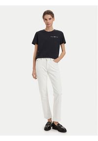 Beverly Hills Polo Club T-Shirt P-SS26W-TS085 Granatowy Regular Fit. Typ kołnierza: polo. Kolor: niebieski. Materiał: bawełna #4