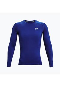 Koszulka fitness męska Under Armour Ua Hg Armour Comp LS z długim rękawem. Kolor: niebieski. Długość rękawa: długi rękaw. Długość: długie. Sport: fitness