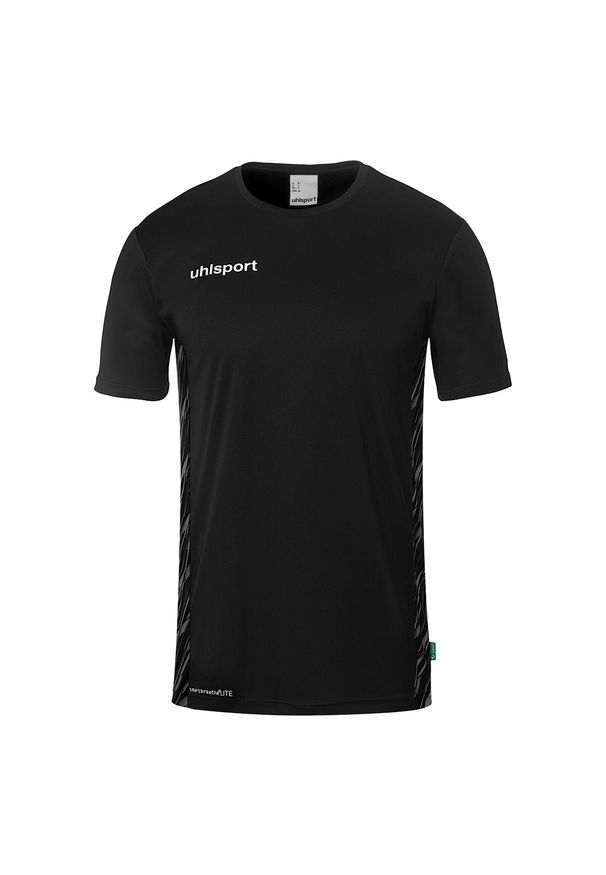 UHLSPORT - Koszulka dla dzieci Uhlsport Progressive 28 Poly. Kolor: czarny, biały, wielokolorowy. Wzór: nadruk. Sport: piłka nożna